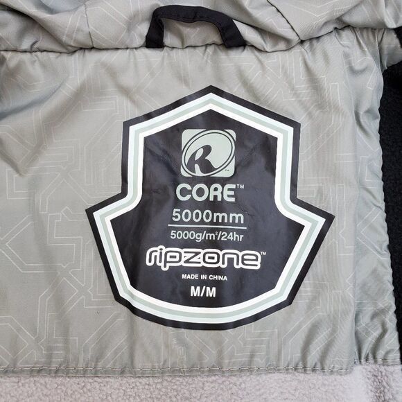 Ripzone Black and Gray Hooded Snow Jacket - Picture 11 of 16